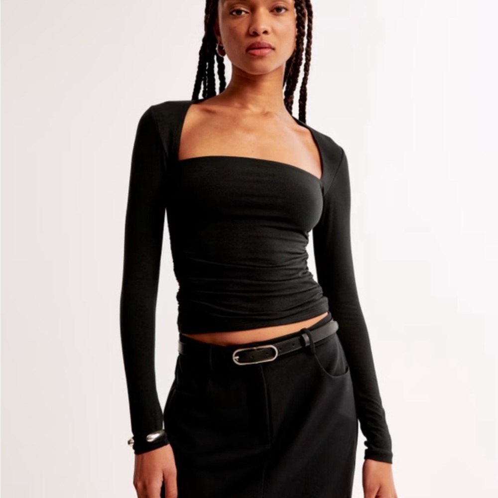 Abercrombie & Fitch Ava Long-Sleeve Top